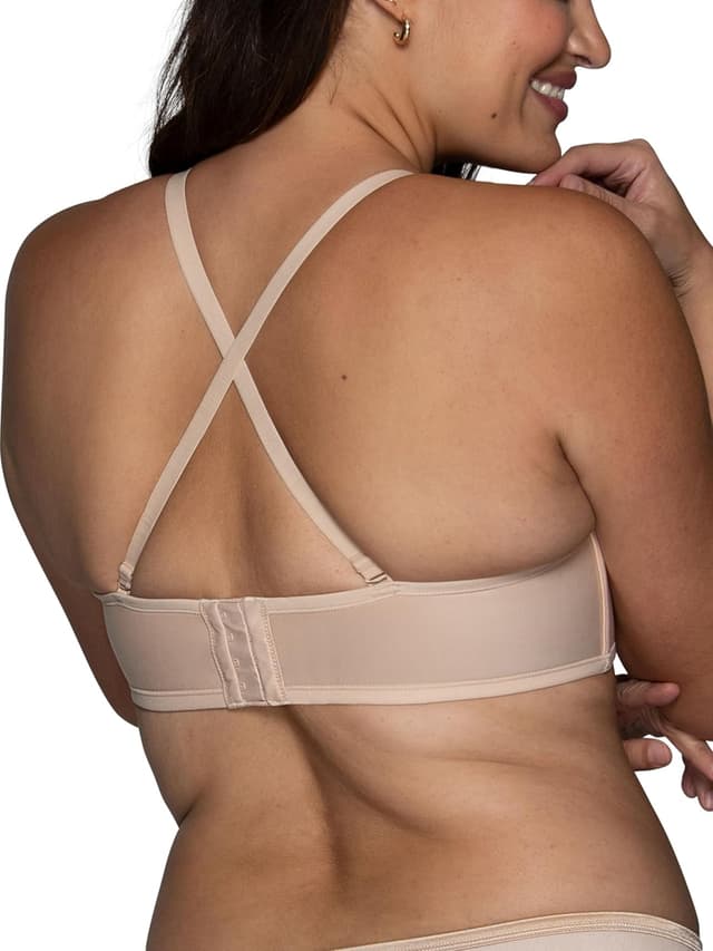 Detalle de Vanity Fair Women’s Beauty Back Smoothing Strapless Bra (Style 74380) with Removable Straps