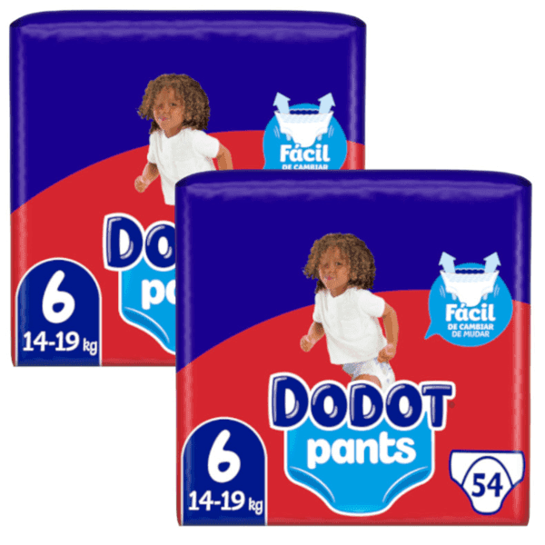 Detalle de Dodot Pants Pañales Braguita T6 14–19 kg 2x54 uds