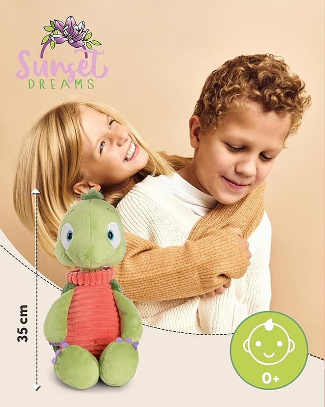 Detalle de NICI Tortuga Tateus 25 cm peluche sostenible reciclado