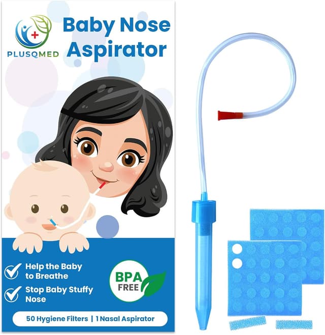 Thumbnail 5 de PLUSQMED Baby Nasal Aspirator 24 filters 👶