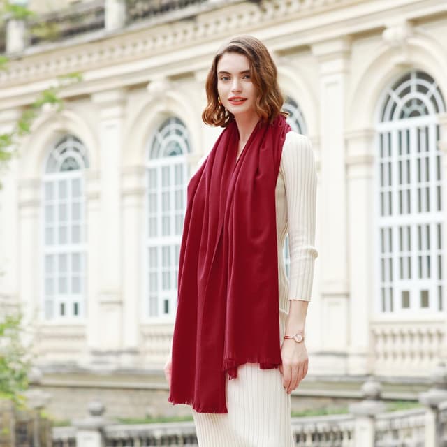 Thumbnail 6 de RIIQIICHY Sciarpa da donna invernale stile pashmina 70x190 cm