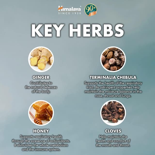 Thumbnail 5 de Himalaya Herbals Koflet-H Lozenges 🍊 con Miel y Jengibre – 12 unidades