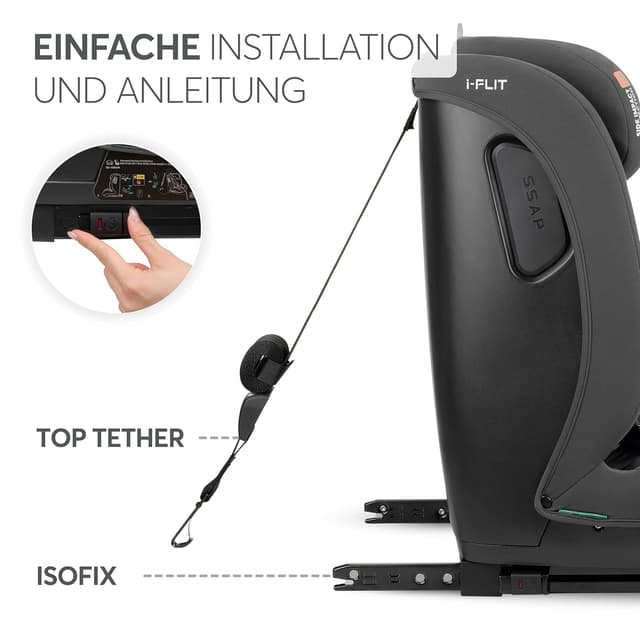 Thumbnail 5 de KikkaBoo i-Size i-FLIT 9–36 kg