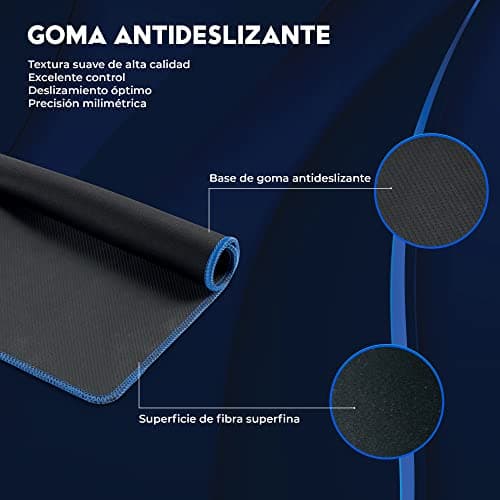 Detalle 2 de DR1TECH Anka Mousepad Gaming Ergonómico 78x30cm
