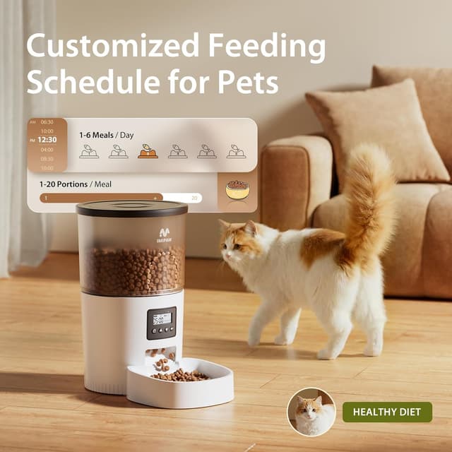 Detalle 2 de IMIPAW Automatic Cat Feeder 3L