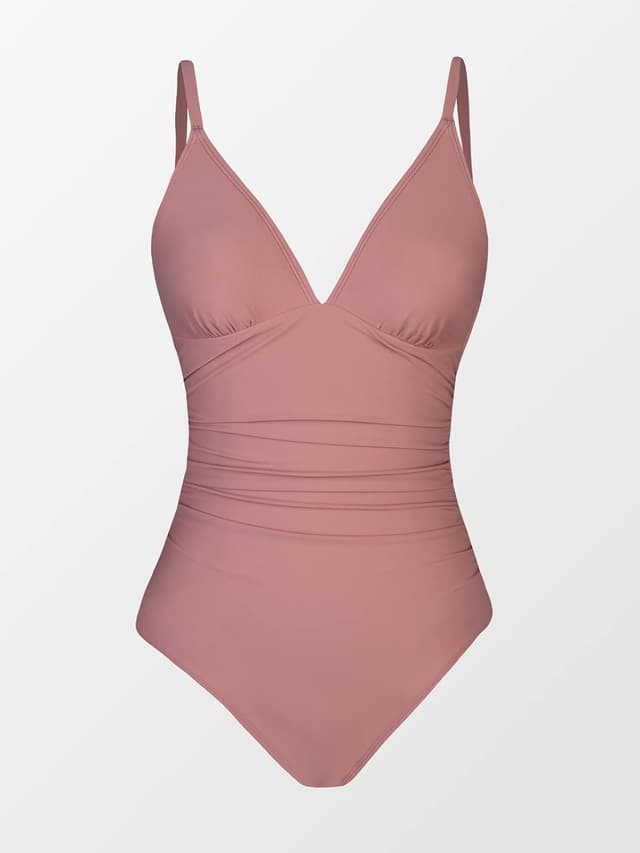 Detalle 2 de CUPSHE costume da bagno intero donna con scollo a V profondo e coppe morbide estraibili