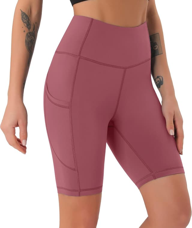 Thumbnail 6 de Persit Damen Kurze Leggings – blickdichte Radlerhose mit Taschen, High-Waist Passform