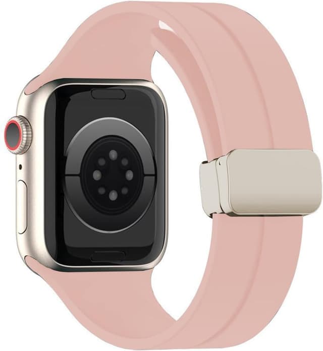 Detalle de MUENShop silicone strap with magnetic clasp for Apple Watch (38/40/41mm)