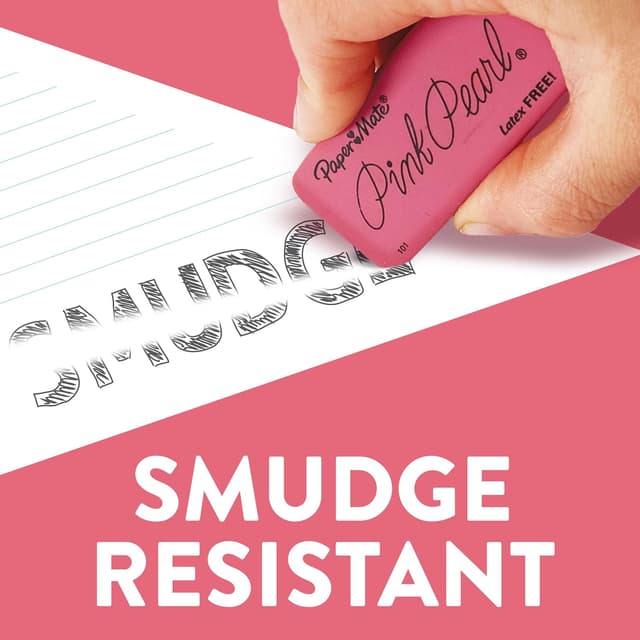 Detalle 2 de Paper Mate Pink Pearl Medium Erasers 24 ✏