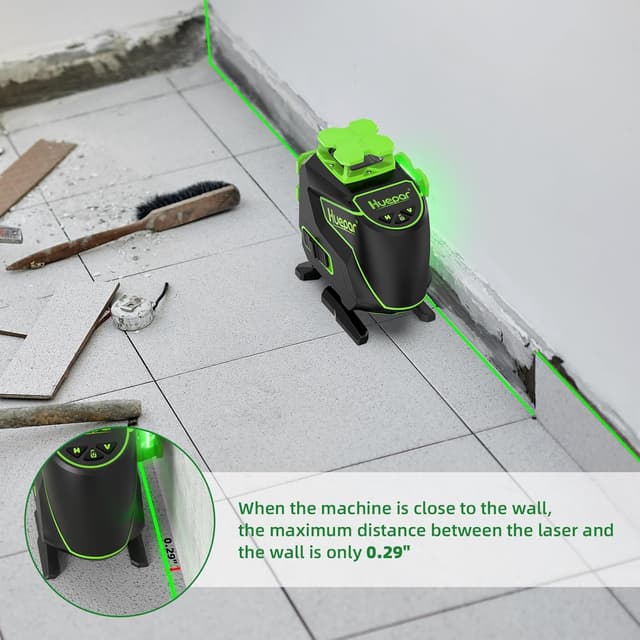 Thumbnail 5 de Huepar S04CG-L 16-line 4D green laser level