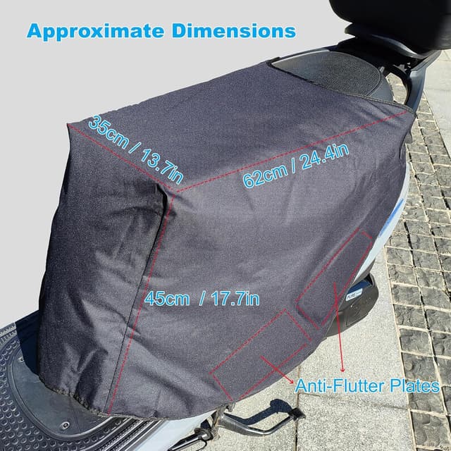 Detalle 2 de Pelucton Manta Cubrepiernas Scooter Impermeable