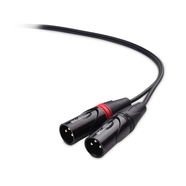 Detalle de Cable Matters asymmetrisches Cinch-auf-XLR-Kabel (2×RCA auf XLR) – 1,8 m
