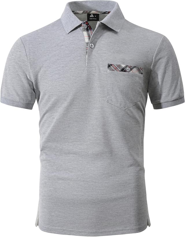Imagen de geeksport Polo uomo manica corta slim fit con tasca en OfertitasTOP