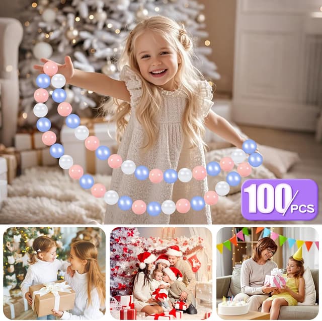 Detalle de GOGOSO Ball Pit Balls for Toddlers Kids (Plastic, BPA-Free, Pastel) — Bulk Count