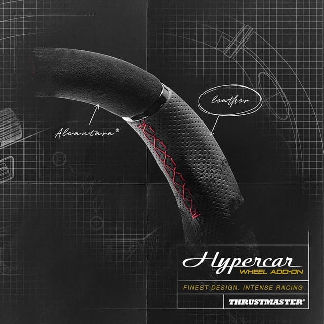 Thumbnail 5 de Thrustmaster Hypercar Wheel Add-On – Premium Rennlenkrad aus Carbon & Alcantara (Quick Release) für PC, PS5, PS4 & Xbox
