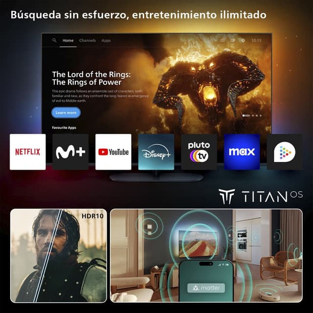 Thumbnail 4 de Philips 32PFS6900 Televisor Full HD 80 cm