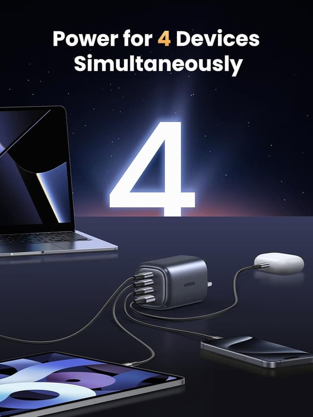 Detalle de UGREEN Nexode 100W USB C Charger for MacBook Pro