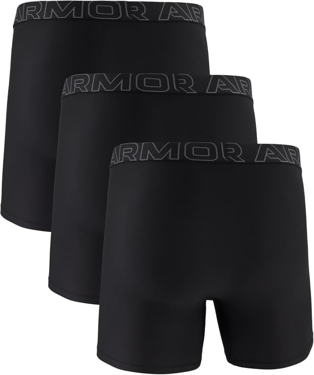 Detalle 2 de Under Armour Men’s Performance Tech Mesh Boxerjock Briefs Multi-Pack (6" Inseam) — All-Day Comfort