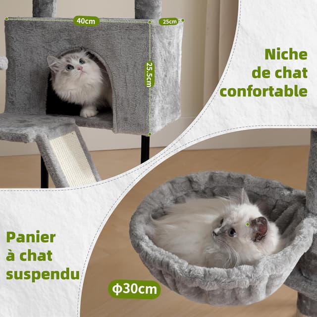 Detalle de Gitelsnour GCT006SW arbre à chat intérieur