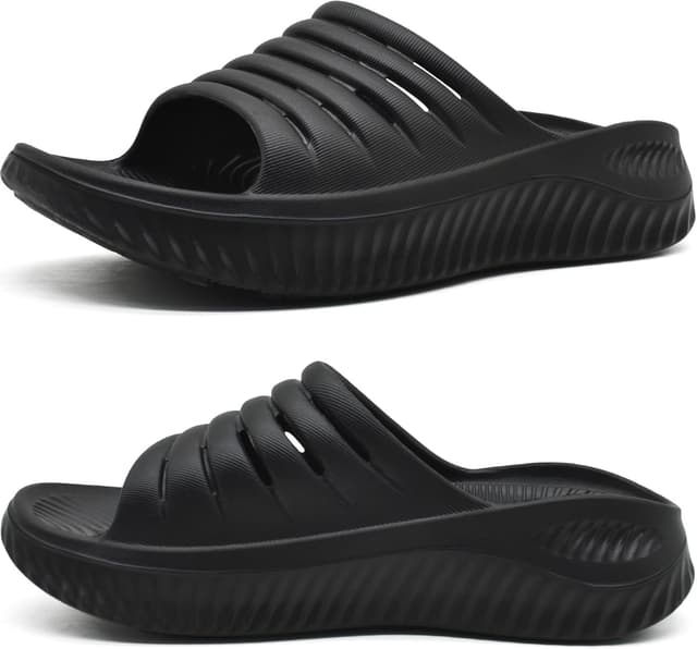 Imagen de KuaiLu Womens Recovery Sandals plantar fasciitis support en OfertitasTOP