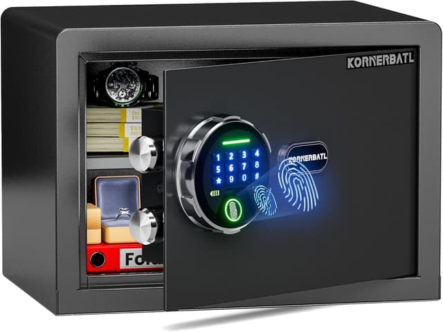 Imagen de Smart Biometric safe with fingerprint lock 13.78"W en OfertitasTOP