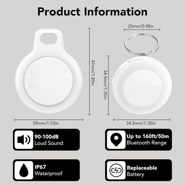 Thumbnail 1 de Air Tracker Tags 2-pack item tracker