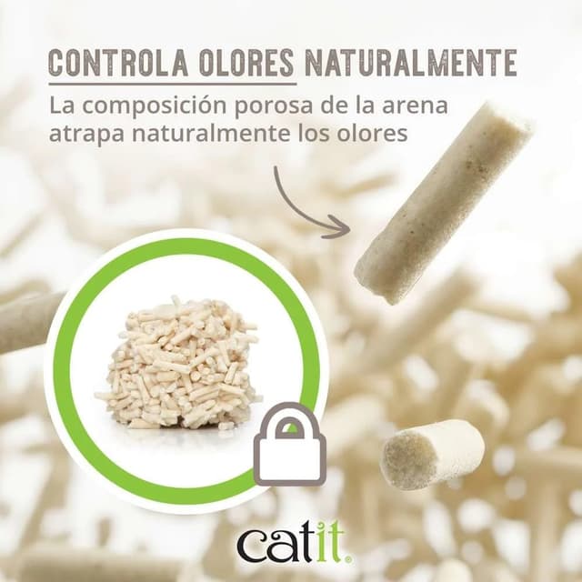 Detalle 2 de Catit Go Arena Aglomerante para Gatos con Aroma a Lavanda 🐾