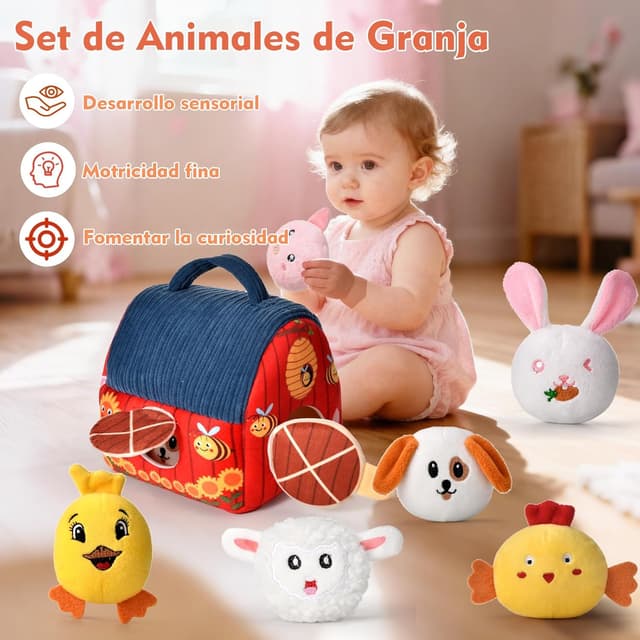 Thumbnail 4 de Loyzico Juguetes Bebes Granja con 6 animales