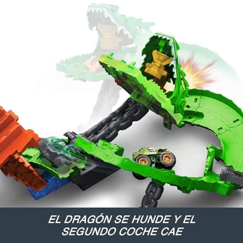 Thumbnail 4 de Hot Wheels Monster Trucks Sharks vs. Dinos Conjunto 1:64