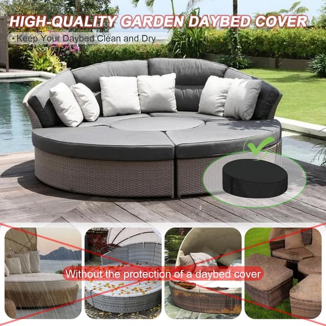 Detalle 2 de LAMUNI Sonneninsel Abdeckung 250x90/50 cm