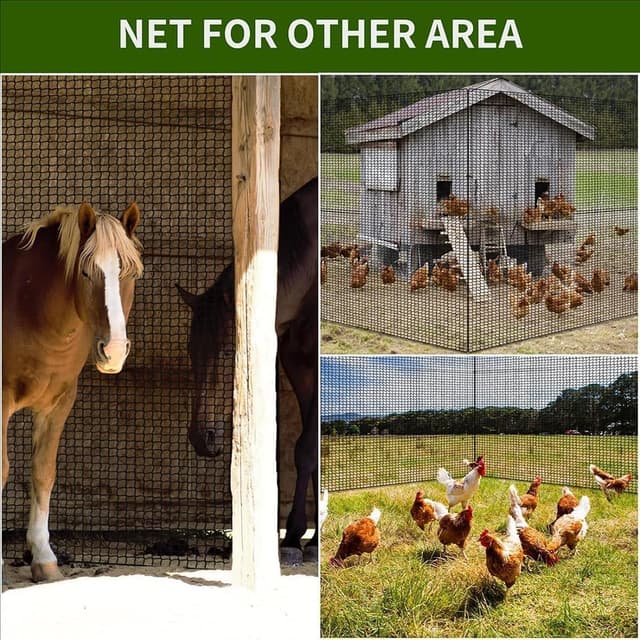 Thumbnail 6 de Golfnetz 3 x 3 m mit quadratischen Maschen (3 x 3 cm), Ballfangnetz-HDPE – für Garten, Halle und draußen