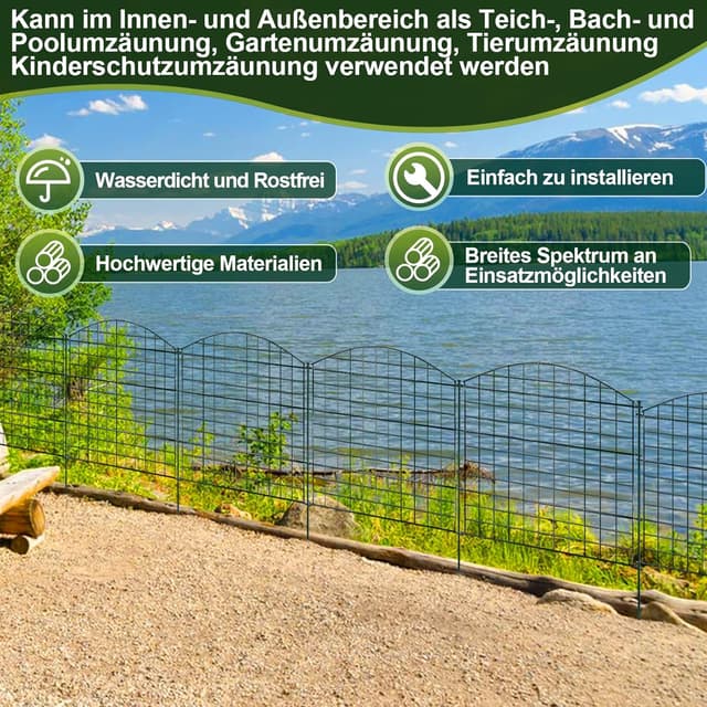 Thumbnail 2 de Lospitch Kit clôture jardin 33 pièces