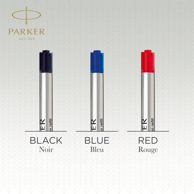 Thumbnail 6 de PARKER QUINKflow Recambios tinta negra punta mediana 3 unidades 🖊