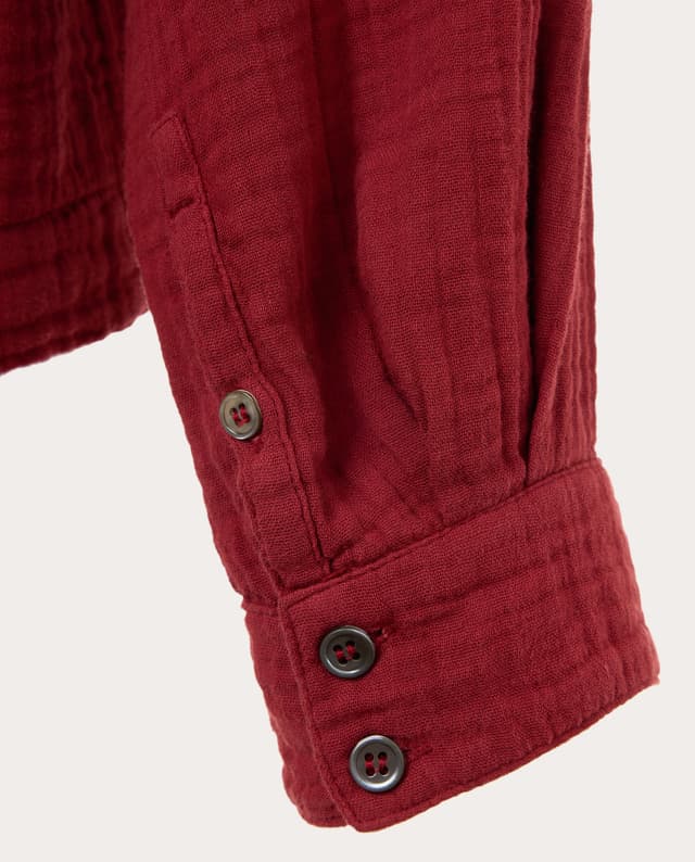 Thumbnail 3 de Xirena Blusa Brody algodón V manga larga