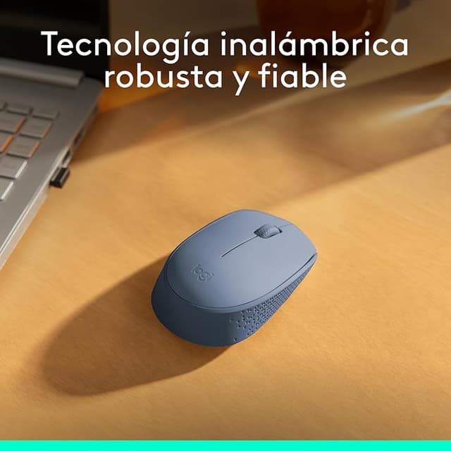 Detalle 2 de Logitech M171 ratón inalámbrico con batería 12 meses, gris