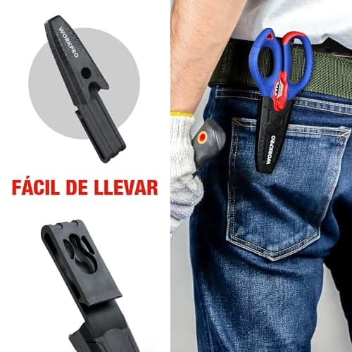 Thumbnail 5 de WORKPRO Tijeras electricista 163 mm