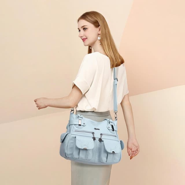 Thumbnail 2 de KL928 Handtasche Damen Umhängetasche PU Leder