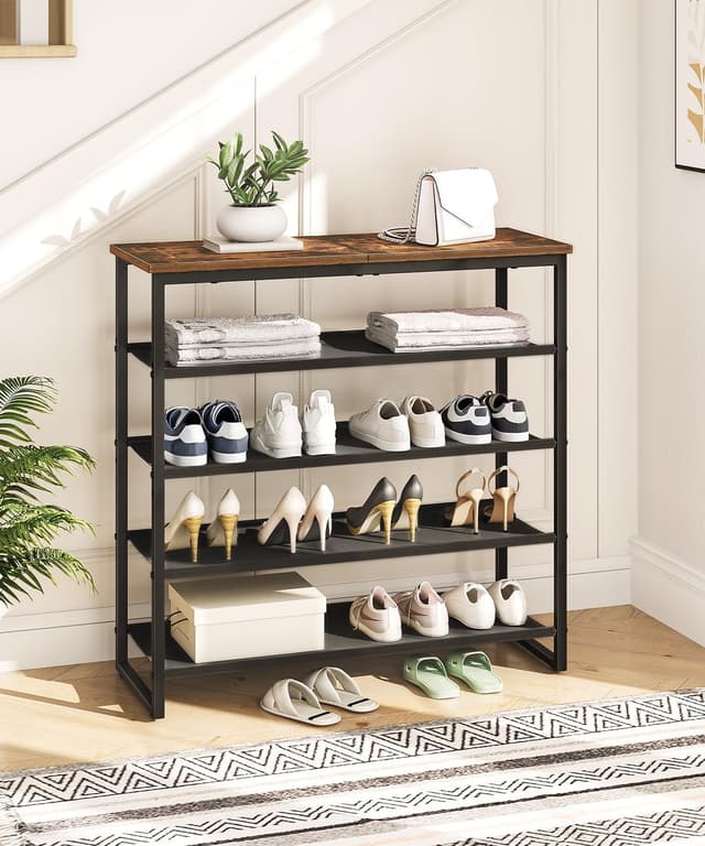 Detalle 2 de HOOBRO EBF50XJ01 scarpiera 5 ripiani per 16–20 paia di scarpe