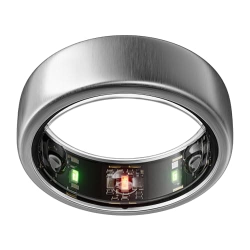 Detalle de Oura Ring Gen3 Horizon Brushed Titanium (Talla 13) — anillo inteligente para sueño, frecuencia cardíaca y estrés