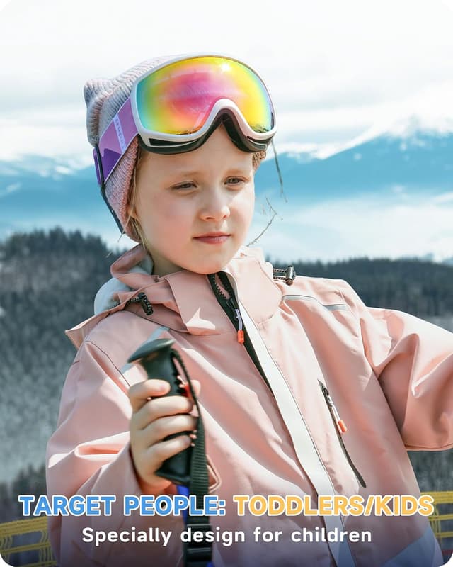 Thumbnail 2 de Findway Kids Ski Goggles
