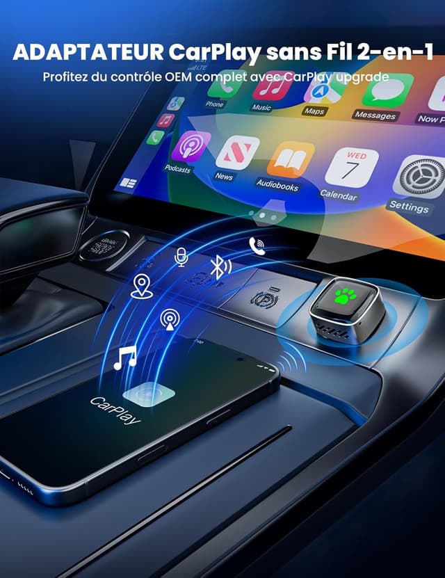 Detalle 2 de UNGY 2026 Adaptateur Carplay sans Fil