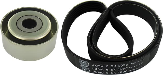 Detalle de SKF VKMA 33132 — Kit de courroie Multi-V (avec tendeurs/poulies et roulements) pour réparation complète