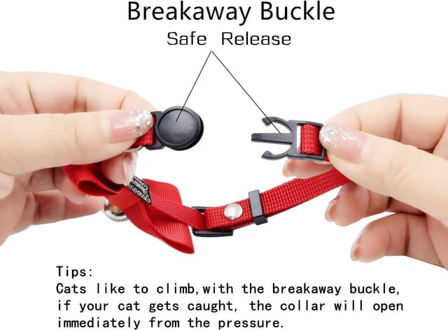 Thumbnail 4 de Olahibi Breakaway Cat Collar Red S