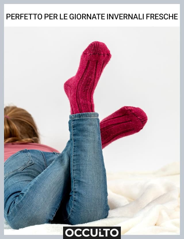 Thumbnail 1 de Occulto Niki Calze Calde di Lana Bambini 6 pezzi