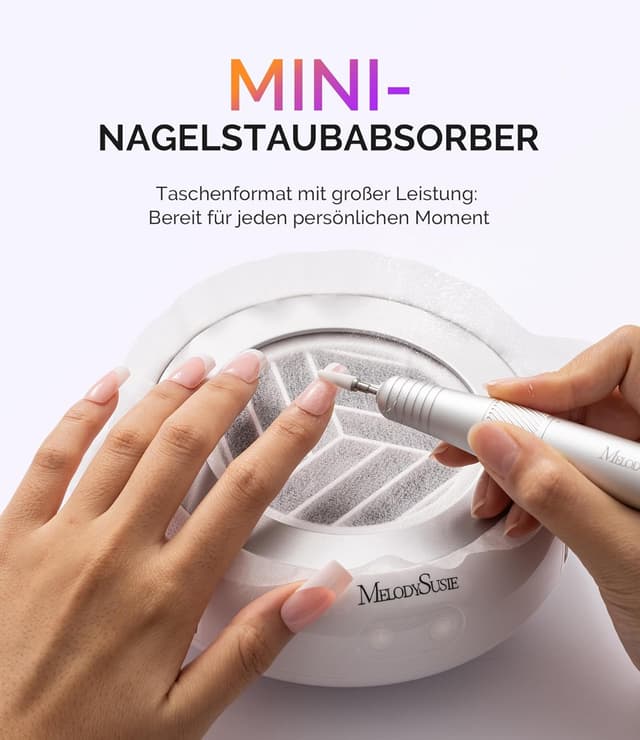 Detalle 2 de MelodySusie Pocket Nagelstaubsauger 6000 RPM