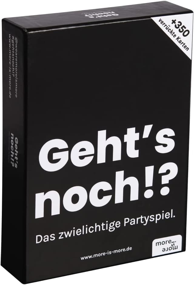 Imagen de more is more Geht's noch!? Partyspiel 380 Karten 🎲 en OfertitasTOP