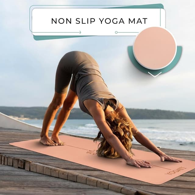 Thumbnail 2 de YOGATI Yogamatte rutschfest Naturkautschuk