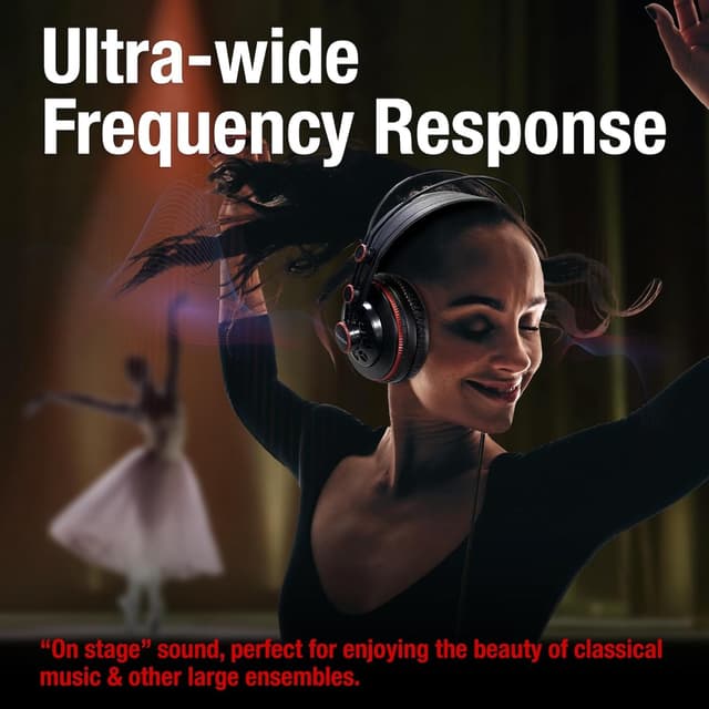 Detalle 2 de Superlux HD681 Kopfhörer (Schwarz) – vielseitig für Musik, Filme und Spiele