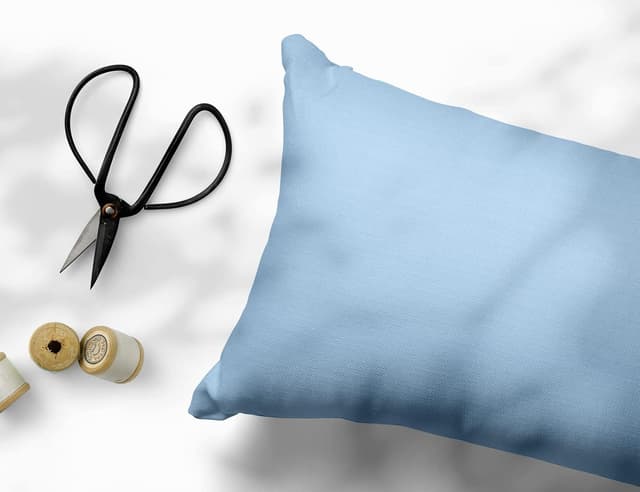 Detalle 1 de Amolavet Kissenbezug 40x80 Blau im 2er Set