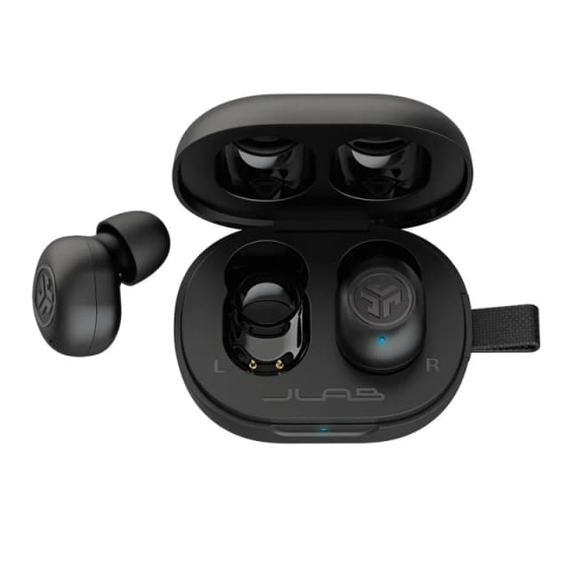 Detalle de JLab JBuds Mini auriculares inalámbricos negros